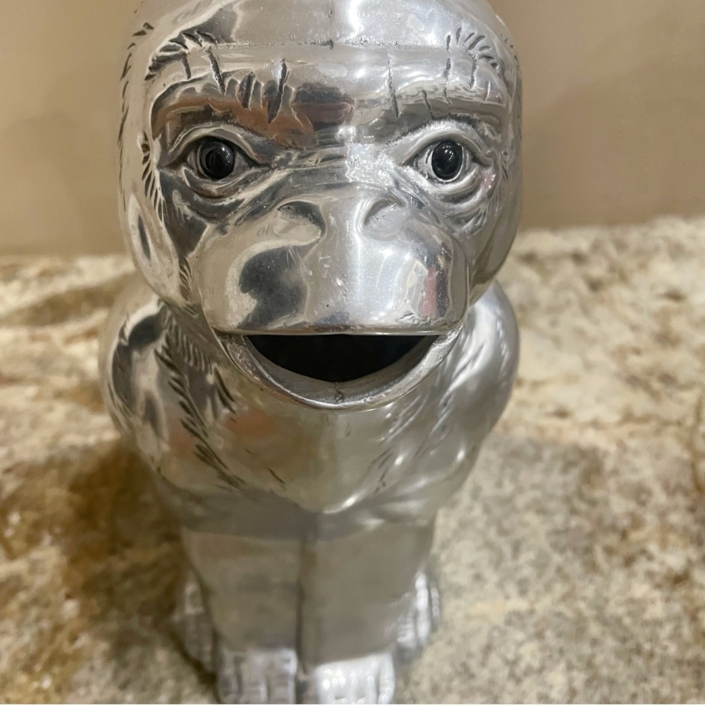 Arthur Court Designs Aluminum Monkey Pitcher 2003 - Picture 7 of 13